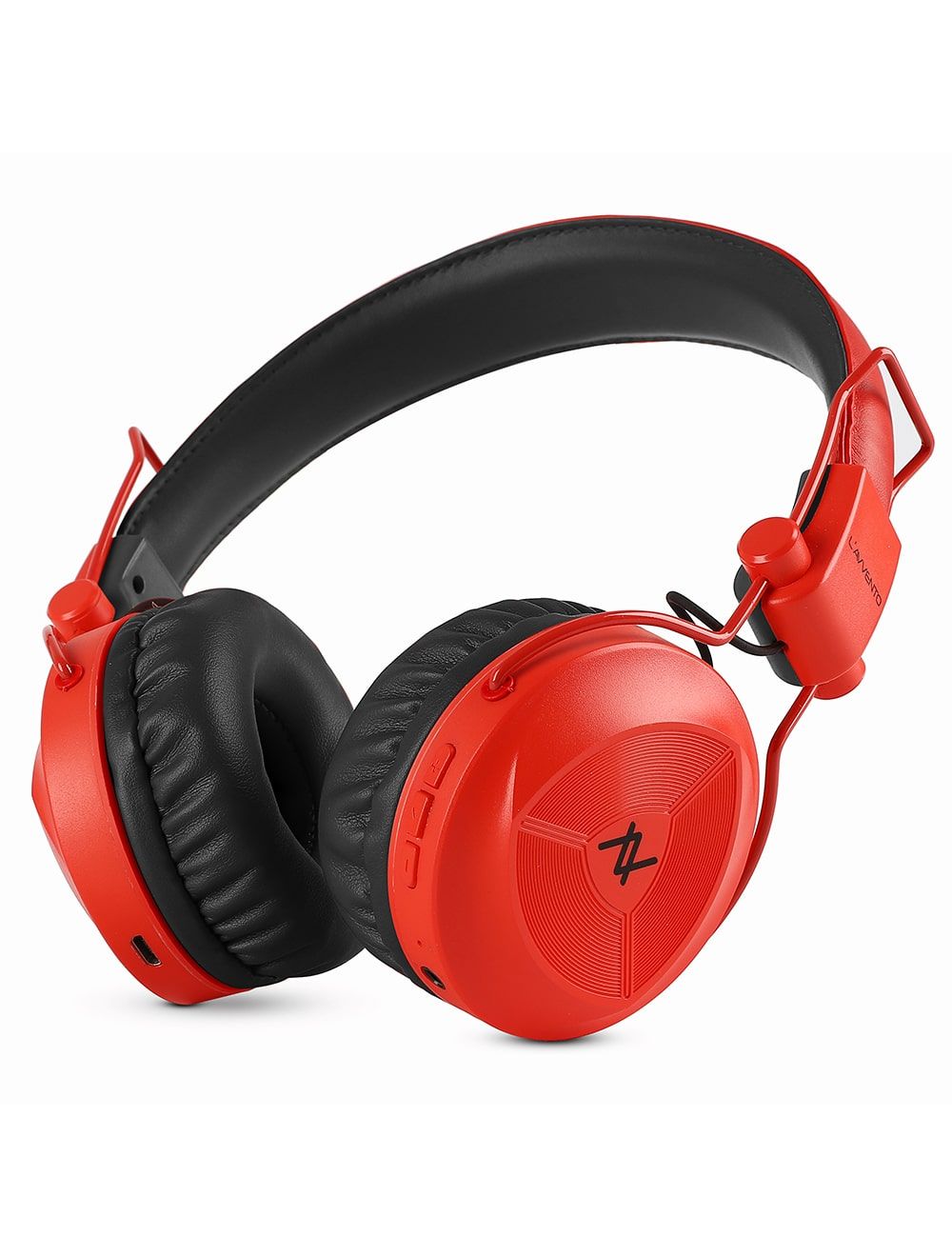 L'avvento Bluetooth 0.5 Colorful Headphone With Mic Designed for Most popular Smartphone Red with black inner color HP235