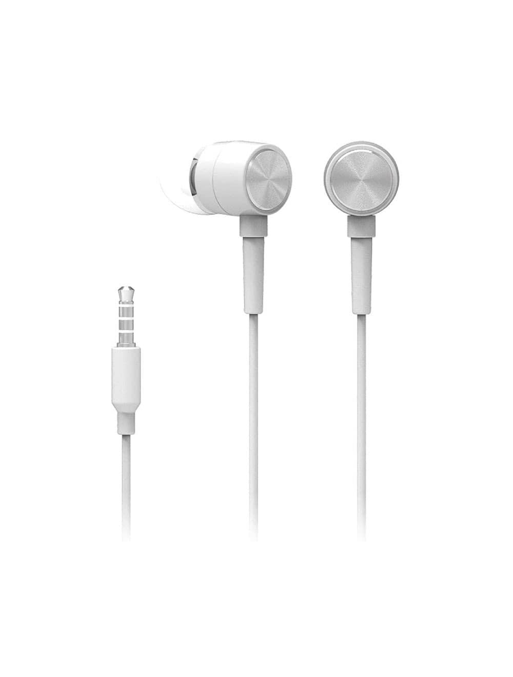 HP DHH-1111 3.5mm Wired Earphone With Mic - White