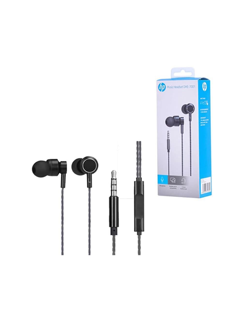 HP HP564  Wired Earphone Black 