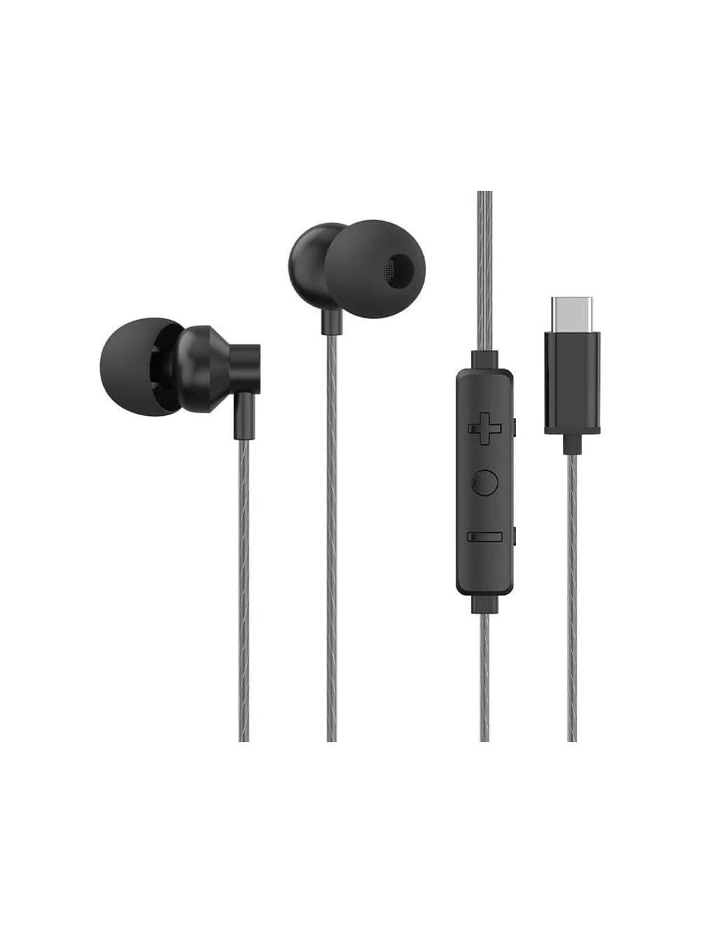 HP DHH-1127 Wired Type-C Earphone - Black HP565