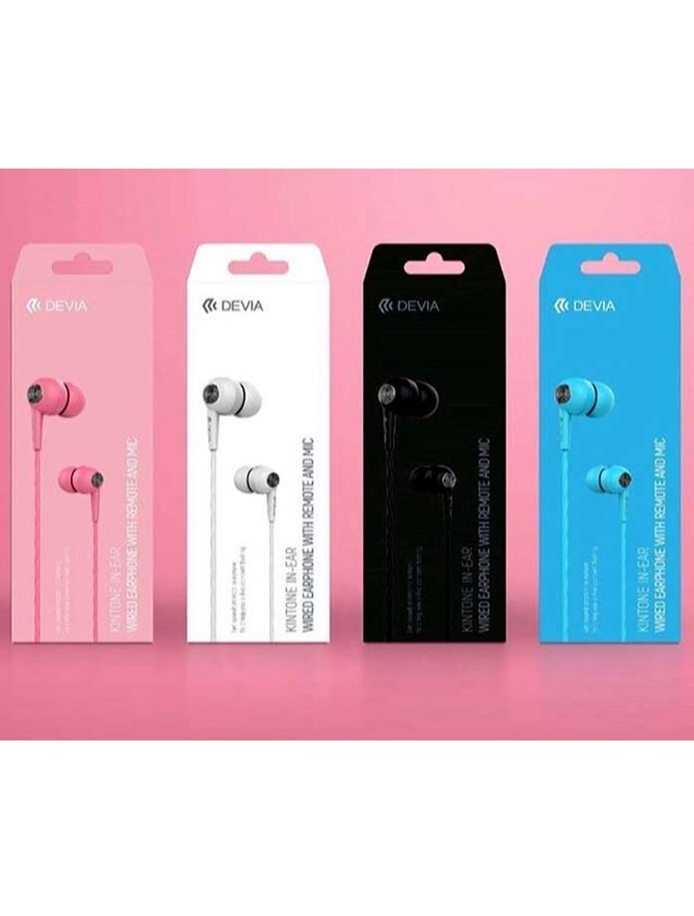 Devia Kintone In-Ear Wired Headphone - Blue