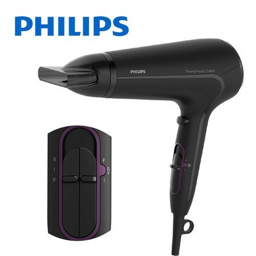 Philips HP8230/00 ThermoProtect Hair Dryer With Cool Shot - 2100 Watts, Black – International Warranty