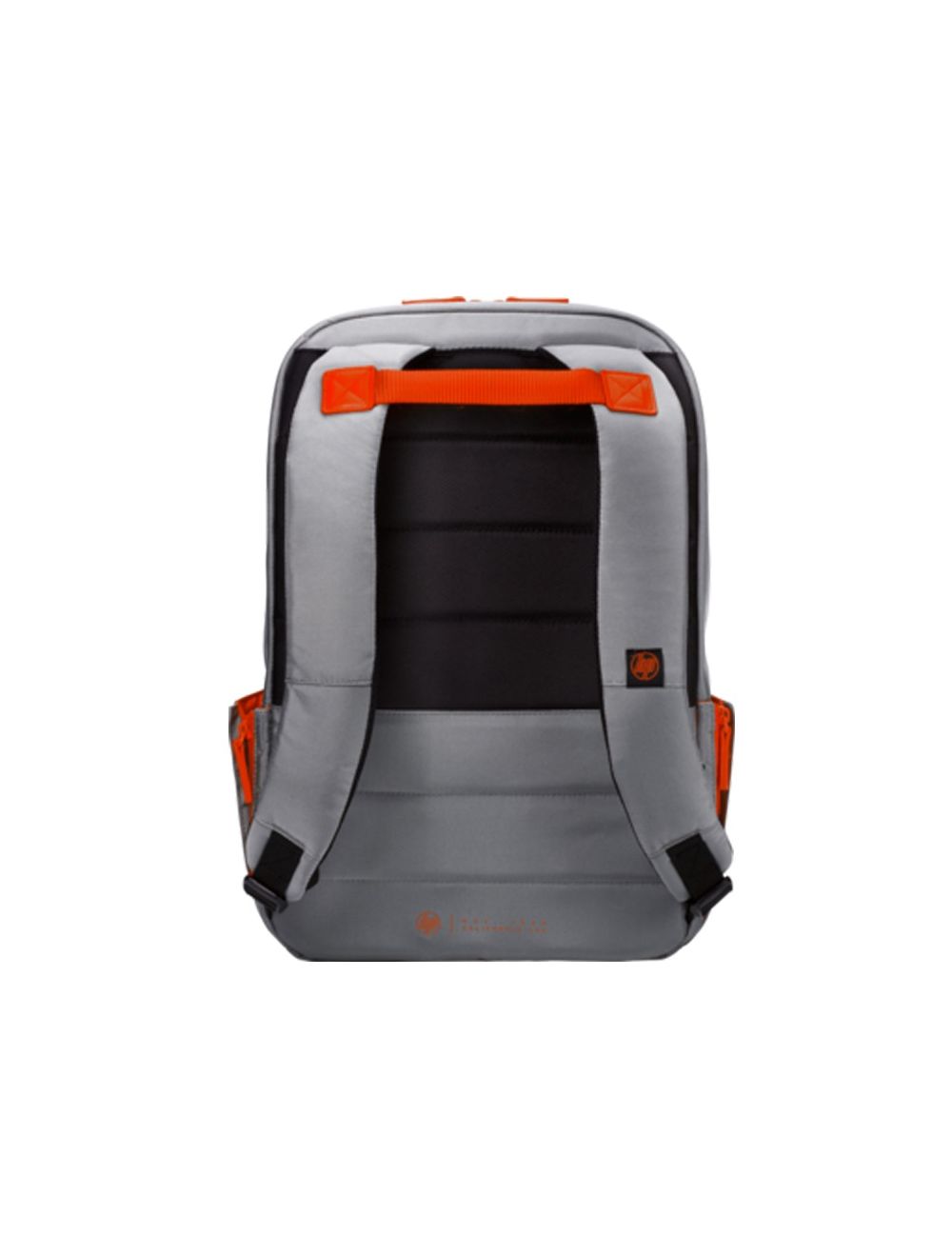 شنطة HP Duotone 15.6" رمادي×برتقالي بتصميم عصري وجيب مبطن لحماية اللابتوب مع خامة بوليستر قوية وضمان سنة – HP Duotone backpack 15.6".