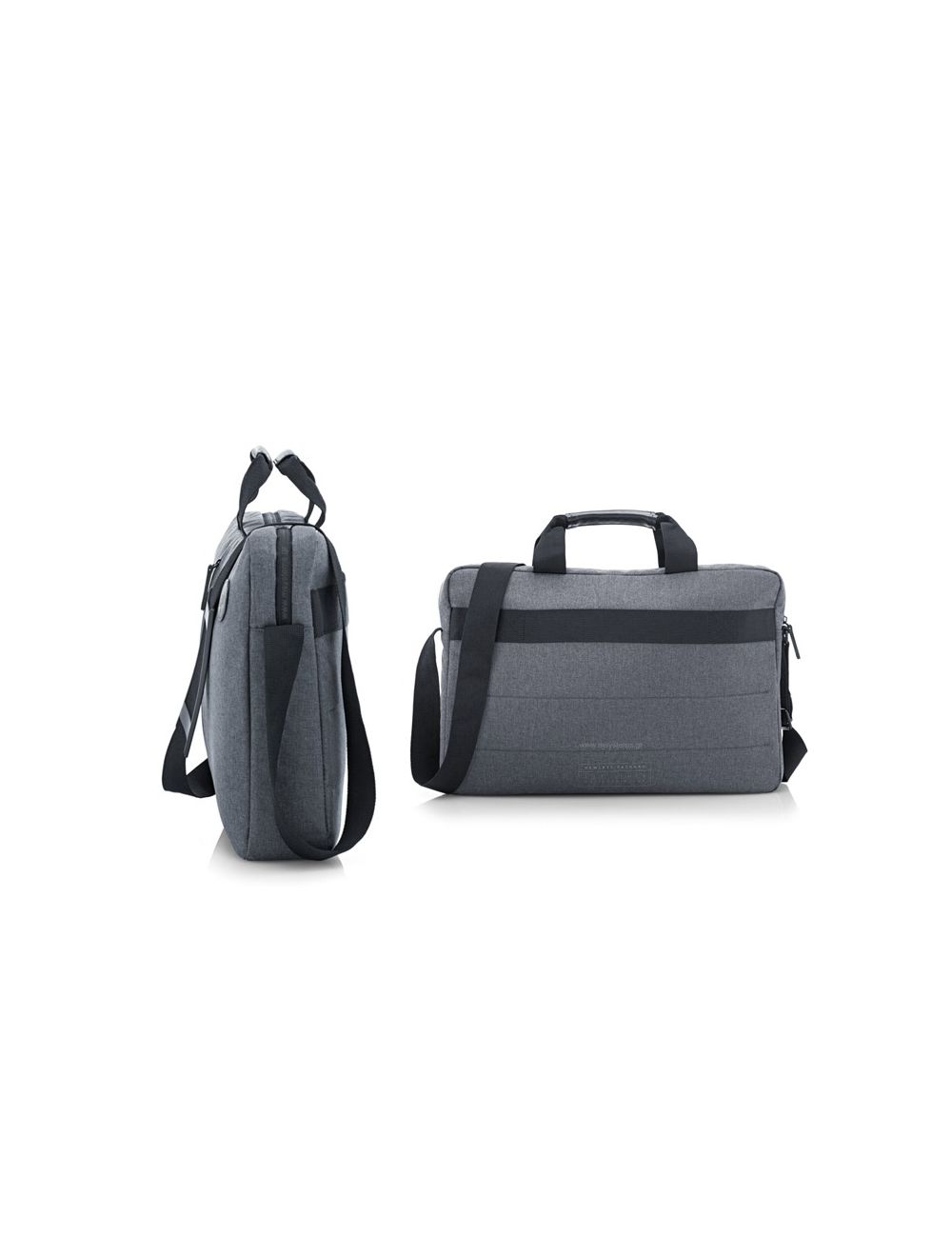 شنطة HP 15.6 بوصة رمادي K0B38AA، حقيبة عملية مبطنة بحزام كتف قابل للفصل وخامات مقاومة للطقس لحماية الكمبيوتر المحمول. hp 15.6 value top load.