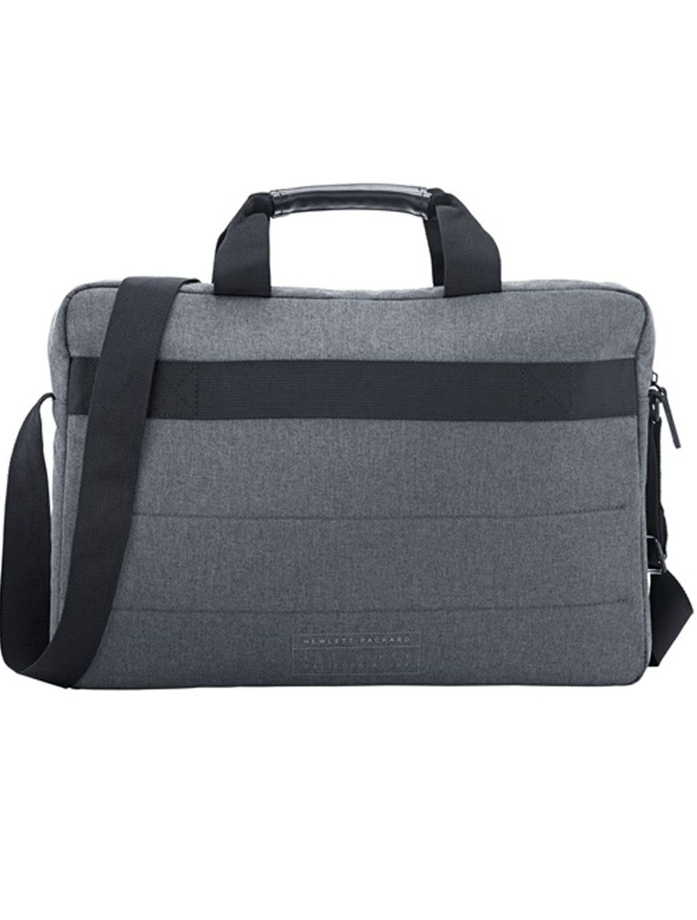 شنطة HP 15.6 بوصة رمادي K0B38AA، حقيبة عملية مبطنة بحزام كتف قابل للفصل وخامات مقاومة للطقس لحماية الكمبيوتر المحمول. hp 15.6 value top load.