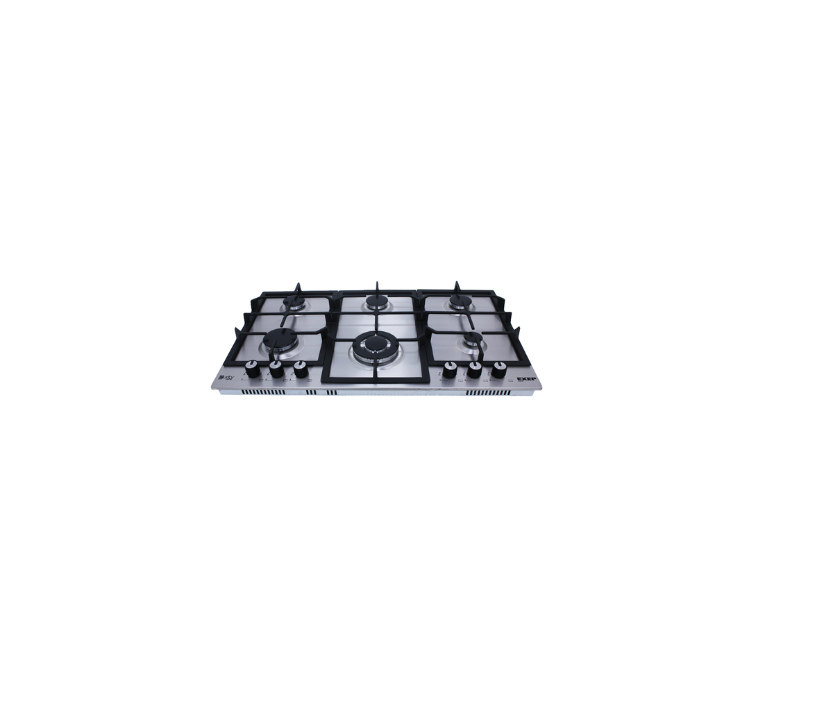 Hobs Notch Purity’s HPT902S top-notch built-in hobs Gas Hob 6 Eyes Heavy Duty Gri ...