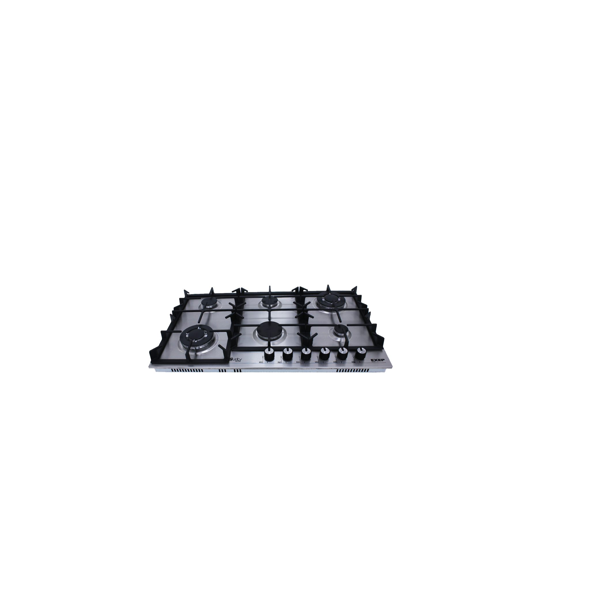 HPT904S Gas Hob 6 Eyes Heavy Duty Grids