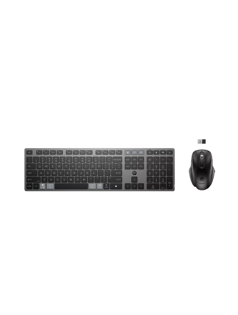 اشترِ hp key board 720 كومبو لاسلكي من اتش بي، لوحة مفاتيح كاملة وماوس بدقة 4000 DPI، بطارية SuperCapacitor قابلة للشحن، مع ضمان سنة وتوصيل سريع.
