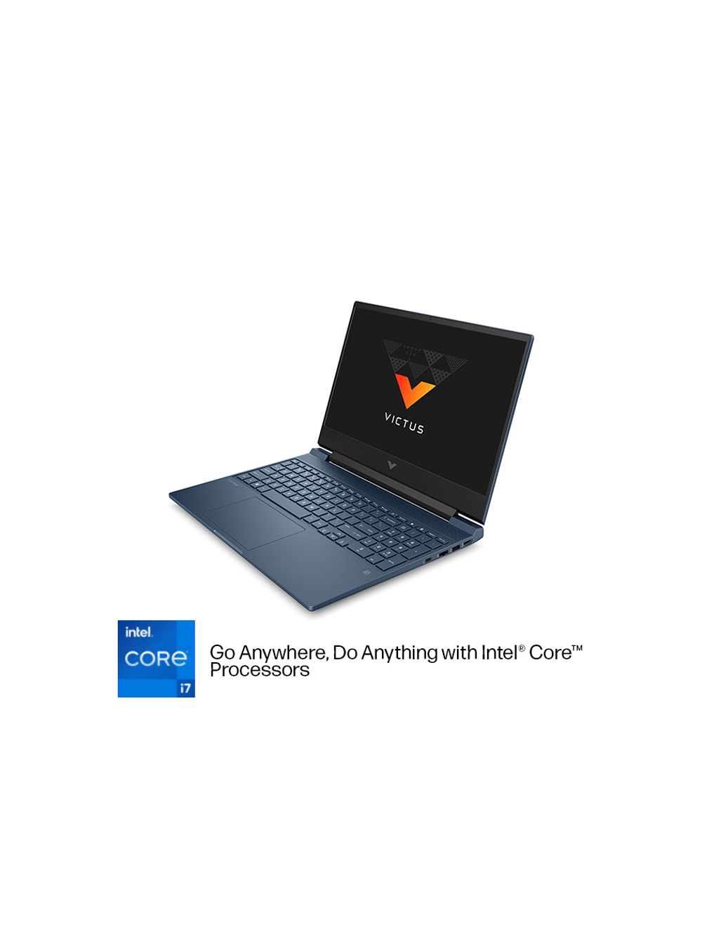 HP Victus 15-fa1006ne بمعالج i7 وRTX 3050، أداء قوي وتصميم أنيق، شاشة FHD 15.6، رام 16GB، SSD 512GB – مناسب للألعاب والتصميم.