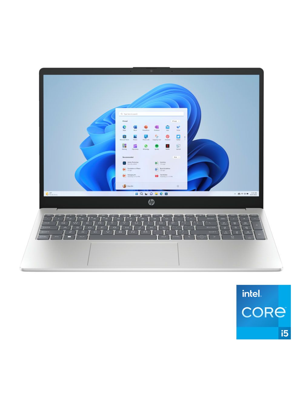 اتش بي 15-fd0069ne لاب توب بمعالج i5 الجيل 13 وSSD سريع 512 جيجا، من افضل انواع اللاب توب للأداء العملي والدراسة والعمل، HP 15 reliable laptop.