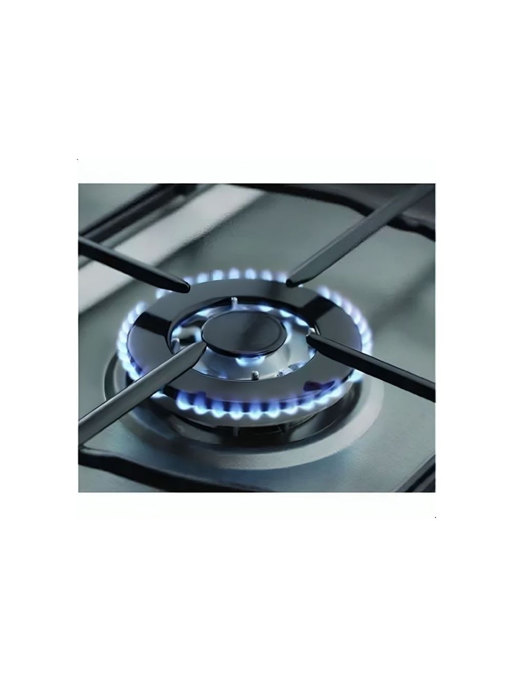 Zanussi HS126 Gas Cooker Steel Max 60CM 4 Burners Full Safety Stainless steel - ZCG623A6XA
