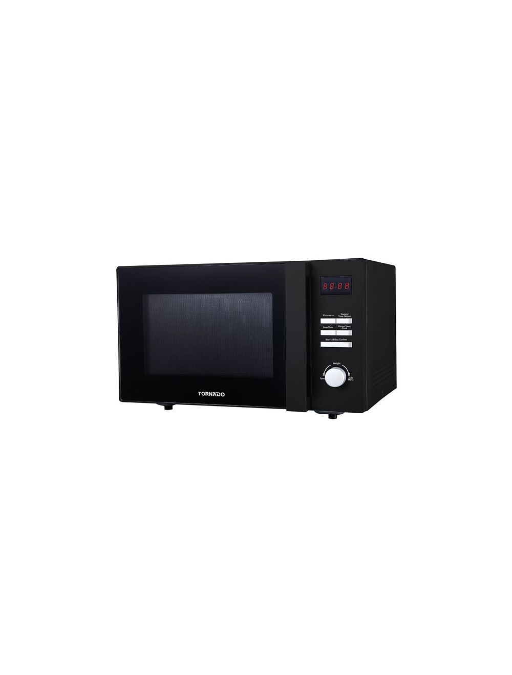 Tornado Microwave Solo 25 Liter 900 Watt 8 Menus - Black - TMD-25SE-BK