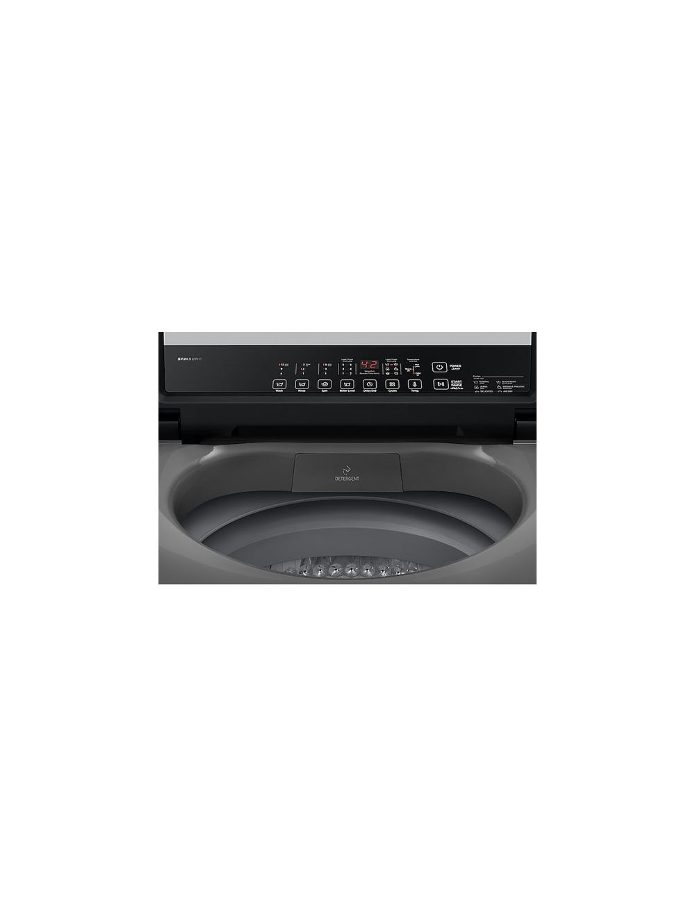 Samsung Washing Machine 11Kg Top Loading - Grey - WA11DG5410BDAS