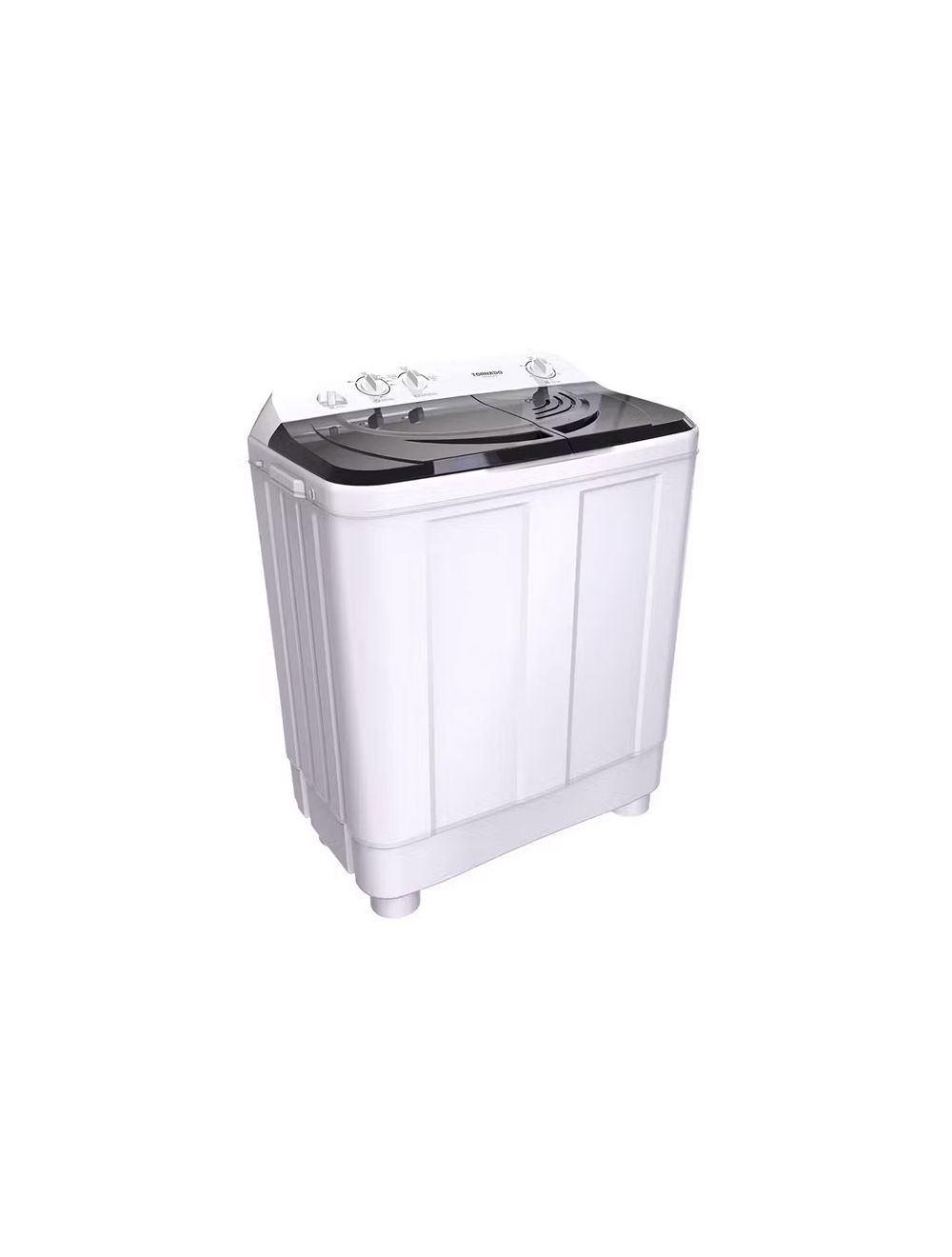 Tornado Washing Machine 10Kg Half Auto Pump - White x Black - TWH-Z10DNEP-W(BK)