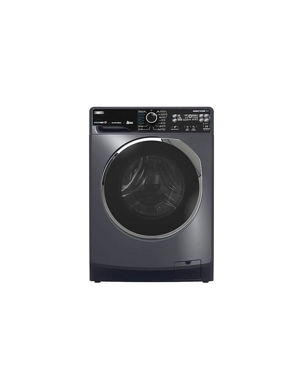 Zanussi Steammax Washing Machine 8Kg Front Loading - Dark Grey - ZWF8221DL7 - 9411