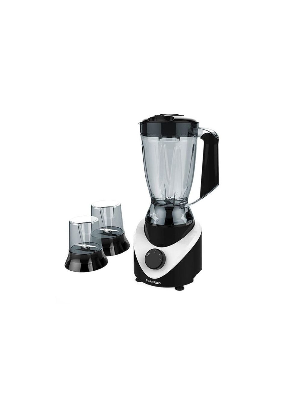 Tornado Electric Blender 500W - 1.5 Liter - 2 Mills - Black - BL500/2-BLACK