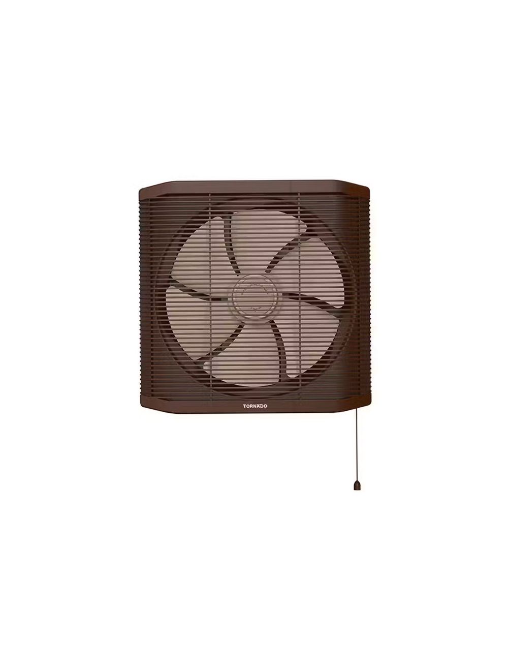 Tornado Bathroom Ventilating Fan 20 CM Privacy Grid - Creamy x Brown - TVS-20CN