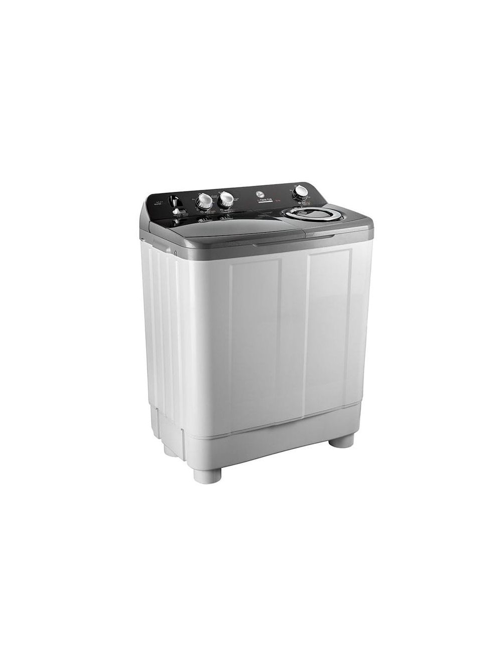 Hoover Washing Machine 10Kg Semi-Automatic - Gray - HW-HTTN10LSTO