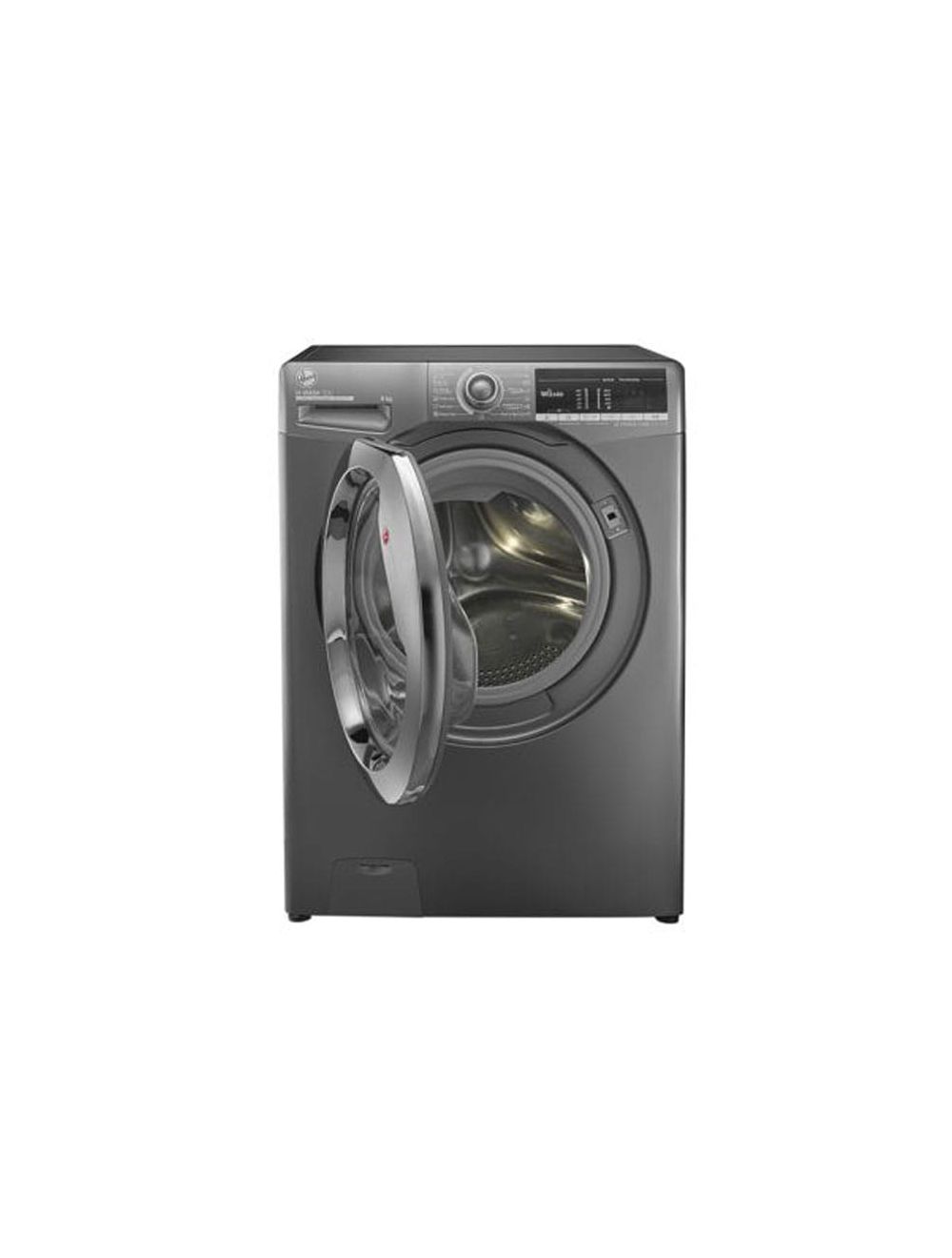 Hoover Washing Machine 8Kg Fully Automatic - Silver - H3WS383TAC3R-ELA