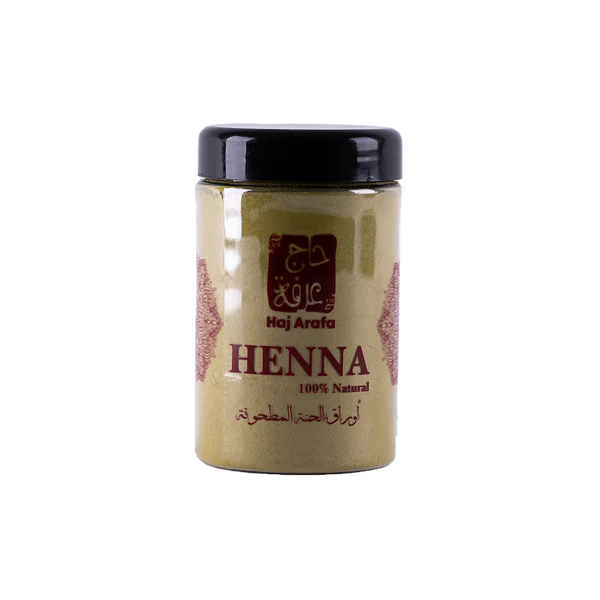 حنه حمراء من حج عرفة لصبغ الشعر بلون بني فاتح طبيعي، تركيبة عشبية آمنةhade with a safe herbal blend suitable for all hair types