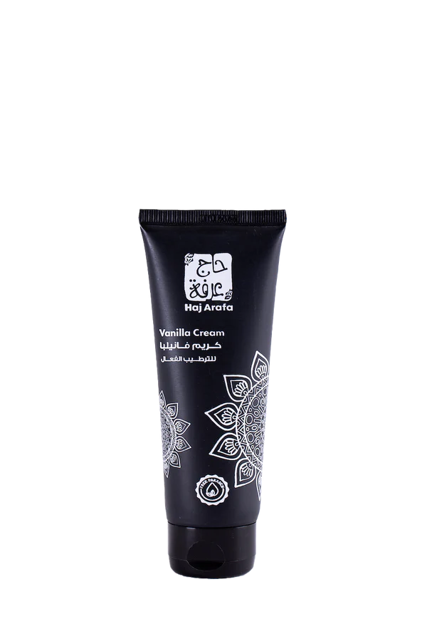 كريم فانيليا حج عرفة يمنح بشرتك الترطيب والتفتيح المثاليين برائحة الفانيلياsoft vanilla scent, guaranteed quality and fast delivery from Cairo Drop.