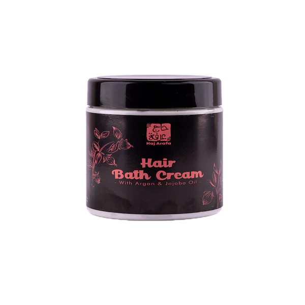 حمام كريم حاج عرفة يعيد الحيوية للشعر الجاف والتالف بتركيبة غنية بالزيوت الطبيعية،and deeply moisturizes with a rich blend of natural oils and proteins.