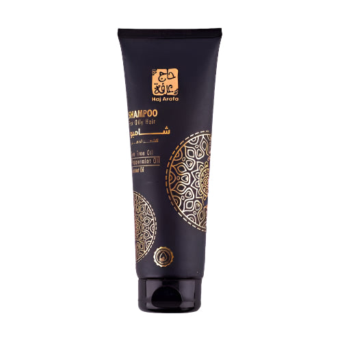 اكتشفي شامبو حاج عرفة للشعر الدهني الذي ينظف بعمق ويعالج التقصفshampoo for oily hair that cleanses deeply, reduces split ends, and restores scalp balance.