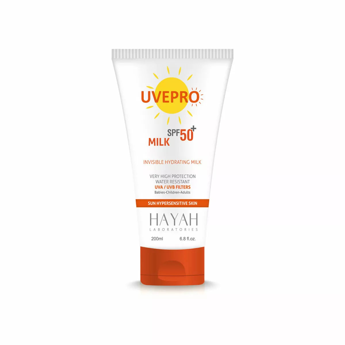 كريم ياف برو SPF50+ يوفر حماية قوية وترطيب عميق للبشرة الجافة مع امتصاص سريع، UVEPRO SPF50+ cream delivers high protection and deep hydration.