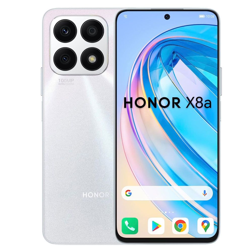 HonorX8a 8GB RAM 128GB - Titanium Silver