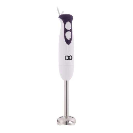 اشتري طقم خلاط يدوي أي دو 400 وات بنفسجي وأبيض - HBLG400-PR مع وعاء 800 مل وضمان رسمي | Buy IDO Hand Blender Set 400W, 800ml online in Egypt.