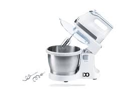 عجان أي دو 500 وات بوعاء 3.5 لتر وخمس سرعات لتجربة خفق وعجن متكاملة وسهلة الاستخدام – IDO Hand Mixer 500W with 3.5L bowl for efficient mixing performance.