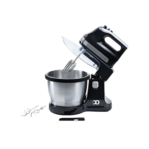 عجان أي دو 500 وات بوعاء 3.5 لتر وخمس سرعات لتجربة خفق وعجن متكاملة وسهلة الاستخدام – IDO Hand Mixer 500W with 3.5L bowl for efficient mixing performance.