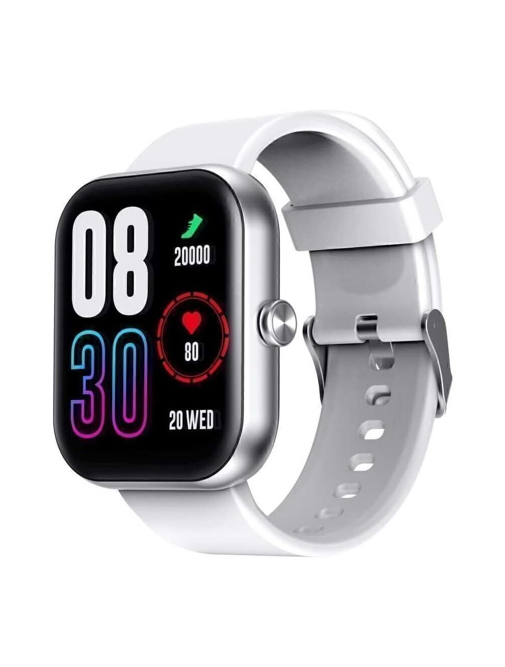 أنفينيكس ساعة XW1 - سلفر بتصميم أنيق وأكثر من 100 وضع رياضي ومزايا صحية من Cairo Drop | Infinix XW1 Silver Smartwatch with IP68 & health tracking features

