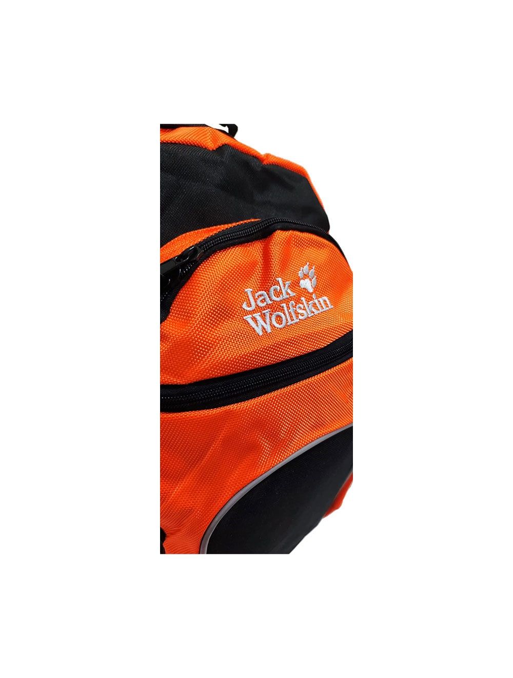 شنطة Jack Wolfskin كاجوال بحجم 18 بوصة مقاومة للماء وعصرية – Jack Wolfskin Casual Backpack 18" Black & Orange – مثالية للاستخدام اليومي براحة وأناقة.