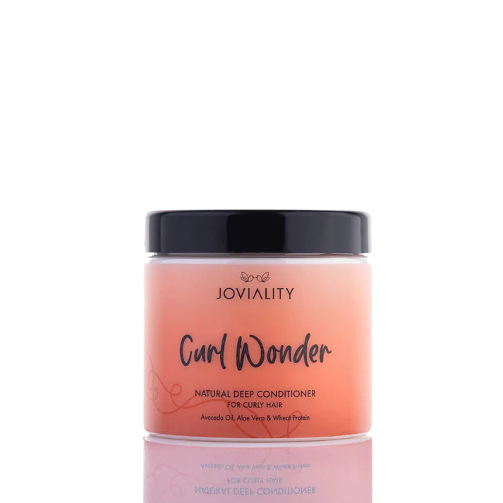 بلسم كرل وندر جوفياليتي conditioner leave-in بتركيبة من الصبار والأفوكادو لترطيب وتقوية الشعر الكيرلي – Curl Wonder deep conditioner for healthy curls.