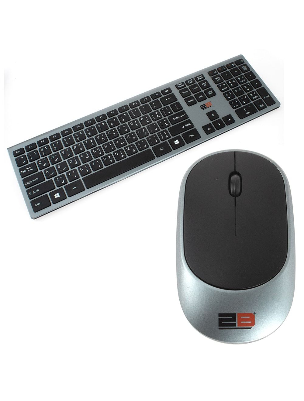 2B (KB306) Business Series Wireless Keyboard and Mouse - Dark Gray*Black