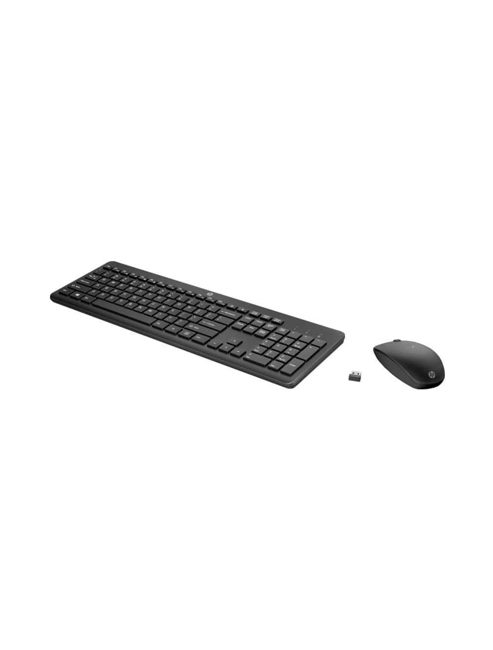 HP Wireless Keyboard & Mouse 230-18H24AA#ABV - Black