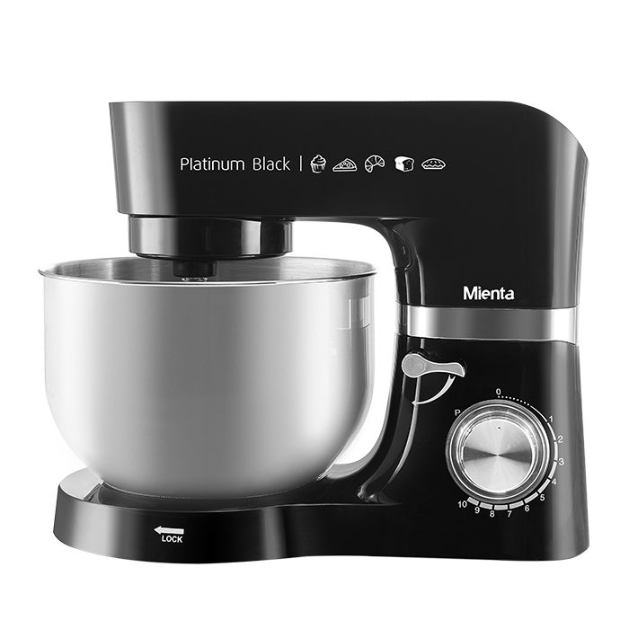 Mienta - Kitchen Machine Stand Mixer - Black Platinum - KM38232B - 1300 Watt