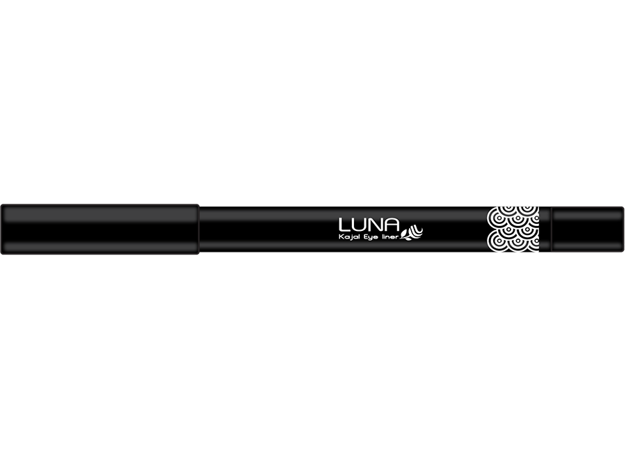 Luna Kajal Soft Eye Liner Pencil - Black No. 1