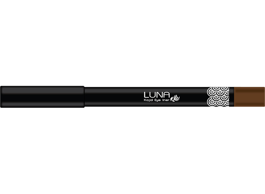 Luna Kajal Soft Eye Liner Pencil - Brown No. 2