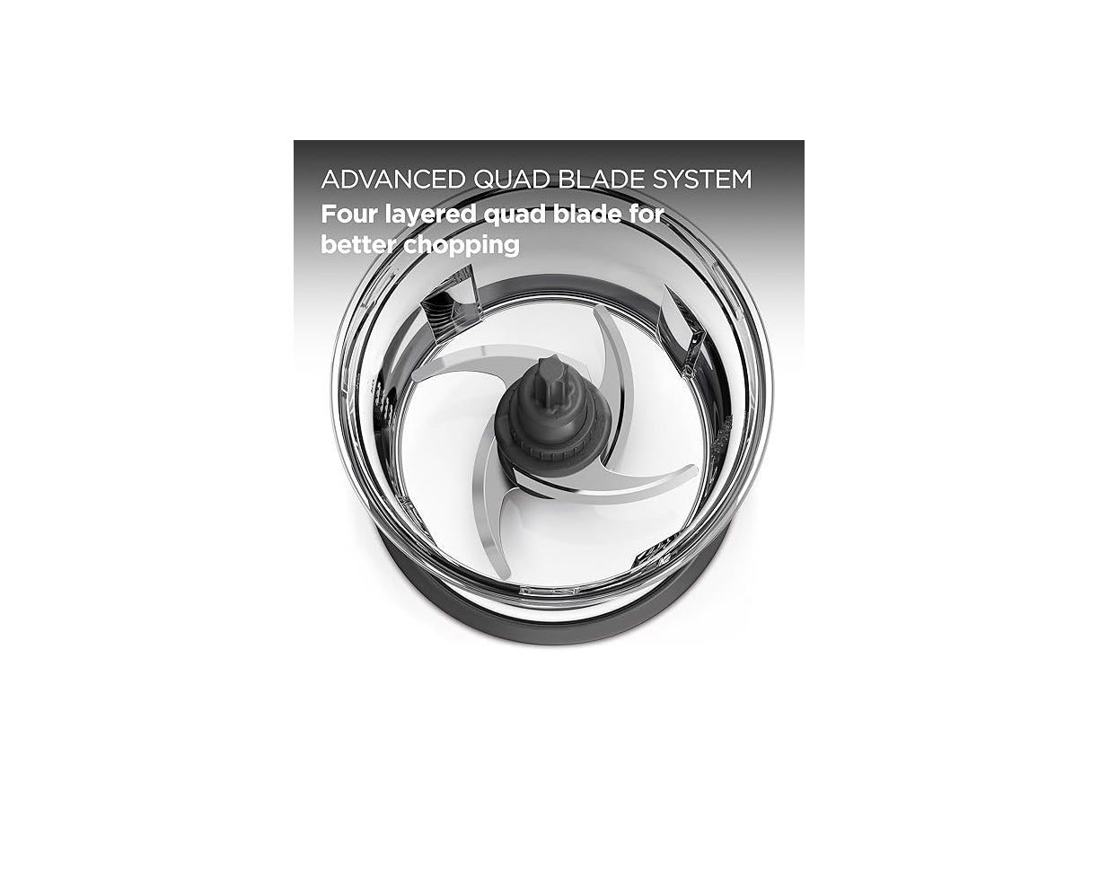 كبة كينوود 500 وات بوعائين سعة 500 مل وشفرات رباعية مع ضمان دولي وتوصيل سريع | Kenwood chopper 500W dual bowls 500ml with warranty & delivery