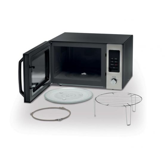 ميكروويف كينوود بشواية 30 لتر، 700 وات، أسود وفضي مع ضمان دولي وتوصيل سريع | Kenwood microwave with grill, 30L, 700W, black & silver, international warranty and fast delivery.