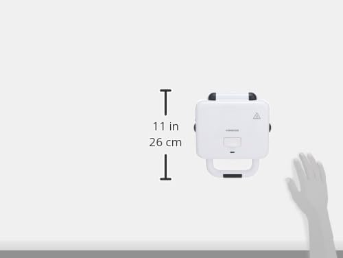 ساندوتش ميكر كينوود 700W SMP84.COWH يوفر ألواح متعددة للساندويتش والوافل والشوي مع سطح غير لاصق وضمان + توصيل سريع | Kenwood Sandwich Maker.