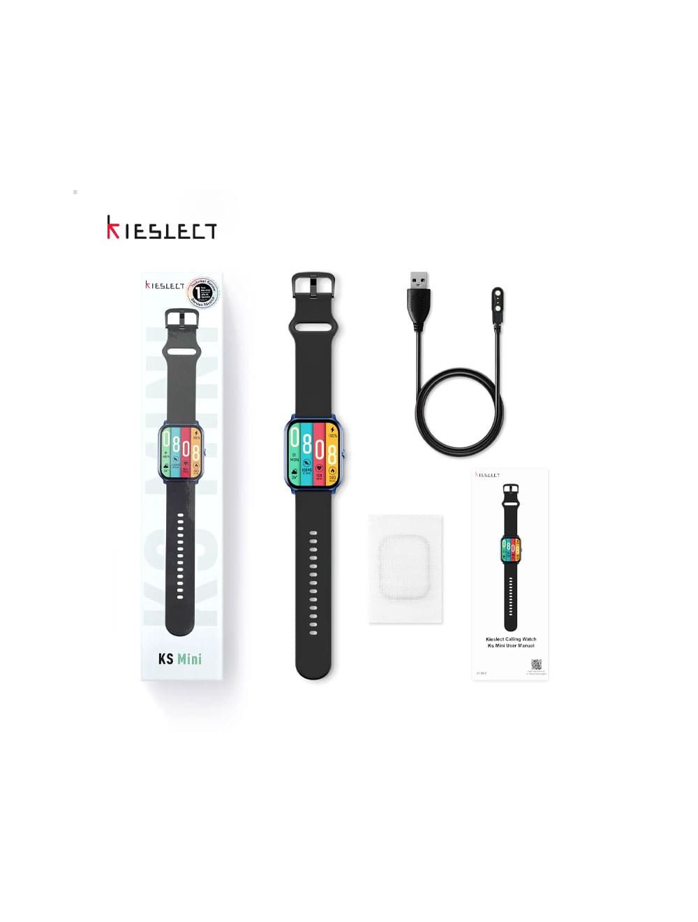 كيسليكت ساعه ذكية بشاشة 1.78 ومكالمات بلوتوث واضحة – Kieslect smartwatch with AMOLED screen and Bluetooth calls, with delivery & warranty from Cairo Drop.
