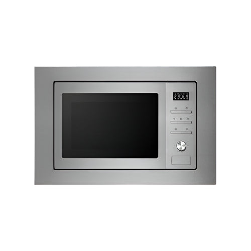 ميكرويف كتشن لاين مدمج 20 لتر مع شواية، 800 وات، ستانلس ستيل، تحكم رقمي وتصميم أنيق | Kitchen Line 20L Built-in Microwave with Grill, 800W, Stainless Steel.
