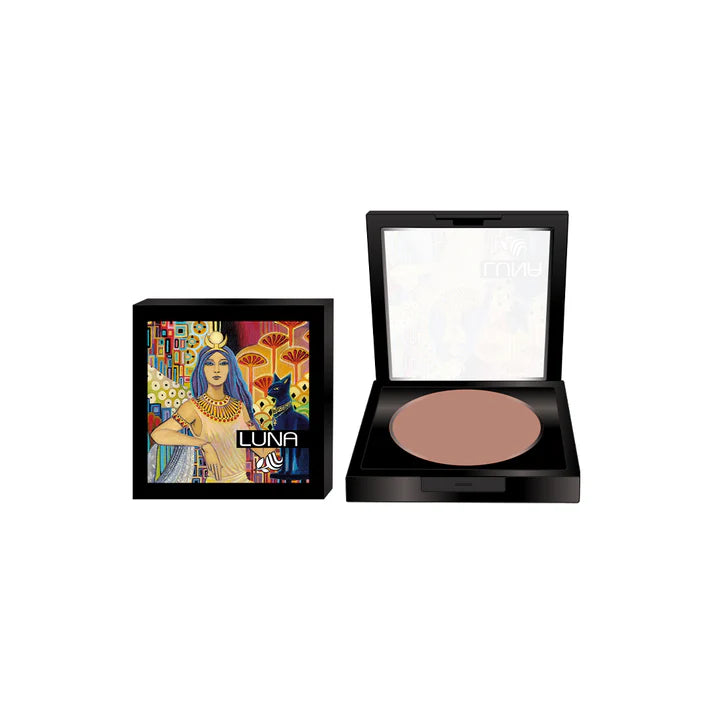 بودرة لونا 3D تمنح تغطية طبيعية ناعمة تدوم طويلاً لبشرة خالية من اللمعان – LUNA 3D Compact Powder gives soft, flawless, and long-lasting matte finish.