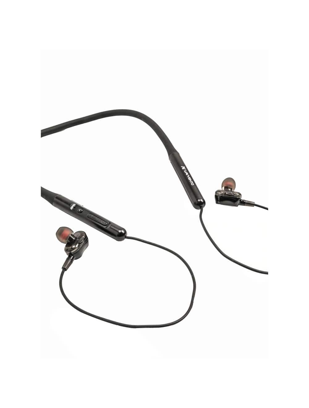 لافينتو HP65B Neckband توفر صوت نقي وراحة الاستخدام مع بلوتوث 5.0 وضمان سنتين، Perfect wireless neckband for clear calls and music.