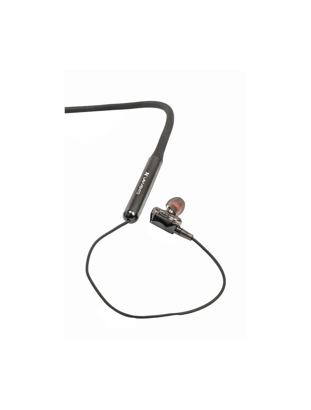 لافينتو HP65B Neckband توفر صوت نقي وراحة الاستخدام مع بلوتوث 5.0 وضمان سنتين، Perfect wireless neckband for clear calls and music.