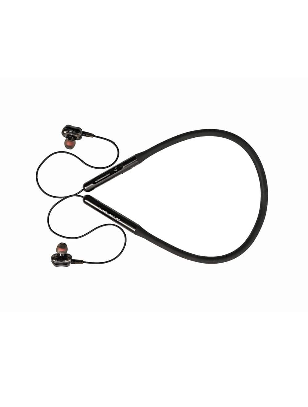 لافينتو HP65B Neckband توفر صوت نقي وراحة الاستخدام مع بلوتوث 5.0 وضمان سنتين، Perfect wireless neckband for clear calls and music.
