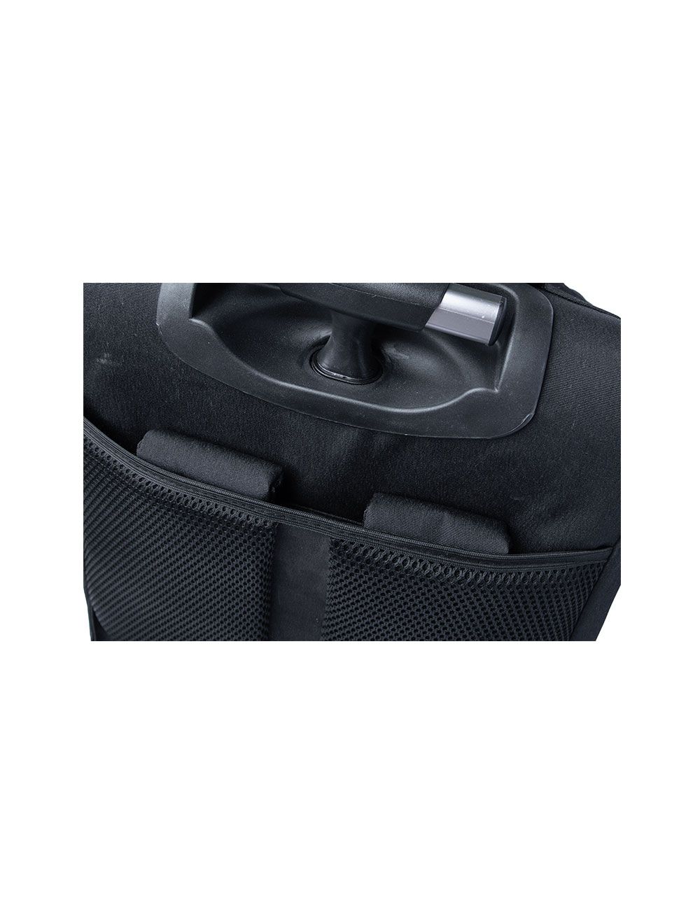 شنطة لافينتو BG694 ظهر بعجلات حتى 15.6 بوصة، خامة مقاومة للماء وجيوب متعددة مع غطاء للعجلات | L’avvento BG694 Trolley Backpack Black